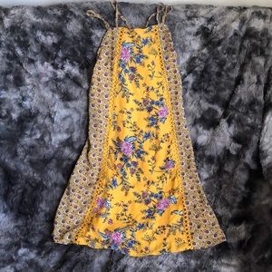 Beautiful gold floral dress